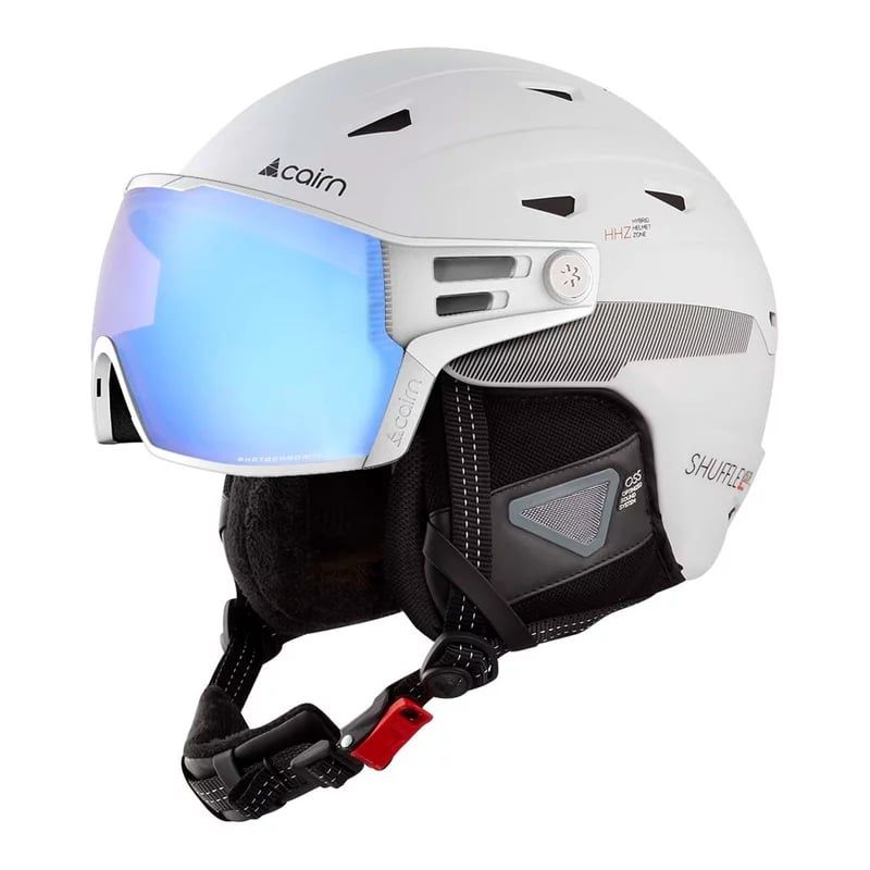 Casco visiera Cairn Shuffle S-visor Evolight Nxt (White)