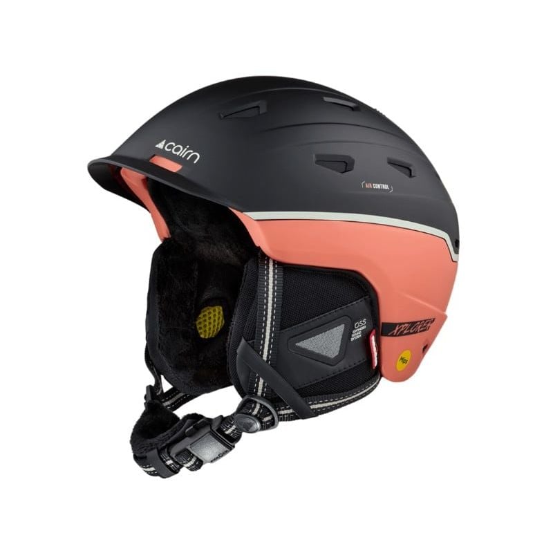 Skihjelm Cairn Xplorer Rescue MIPS (MAT BLACK ORANGE)