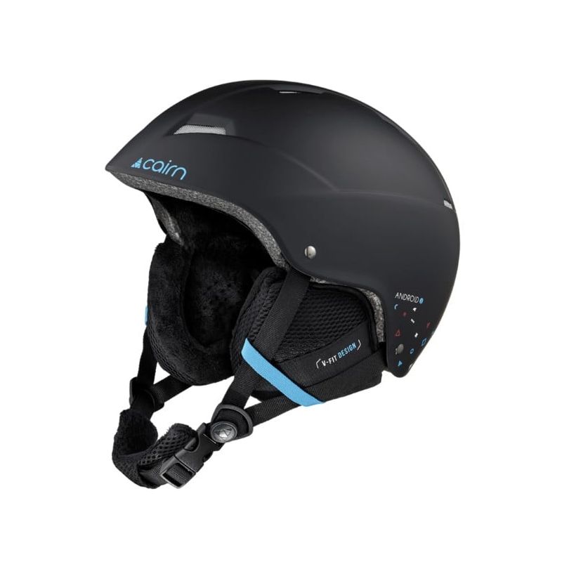 Casque de ski CAIRN Android Graphic J (MAT BLACK GAME) junior