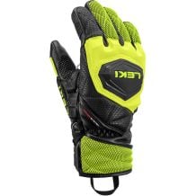 Guanti da sci alpino Leki GANTS WCR VENOM 3D (black-ice lemon) Junior