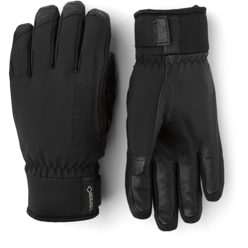 Handskar för skidåkning HESTRA Alpine Short GTX (Svart)