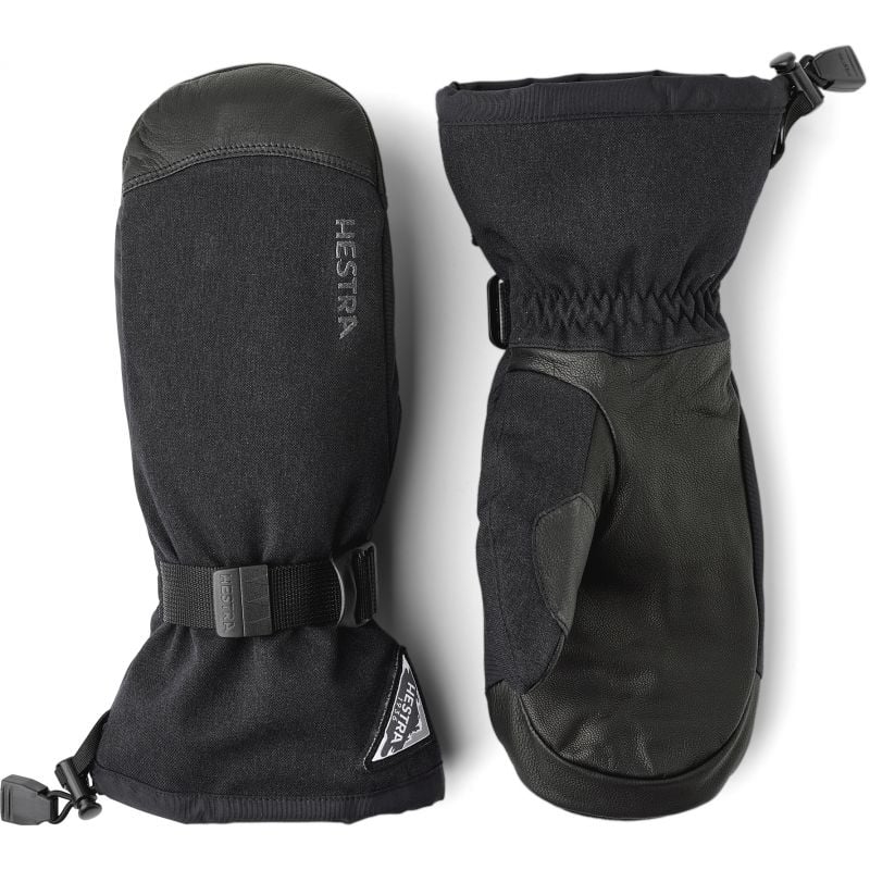 Ski mittens HESTRA Powder Gauntlet (Black)