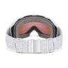 Masque de ski Smith 4D Mag S (White Chunky Knit - Chromapop Everyday Rose Gold Mirror Lens) Femme