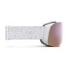 Skimaske Smith 4D Mag S (hvidt strik - Chromapop Everyday Rose Gold Mirror Lens) Kvinder
