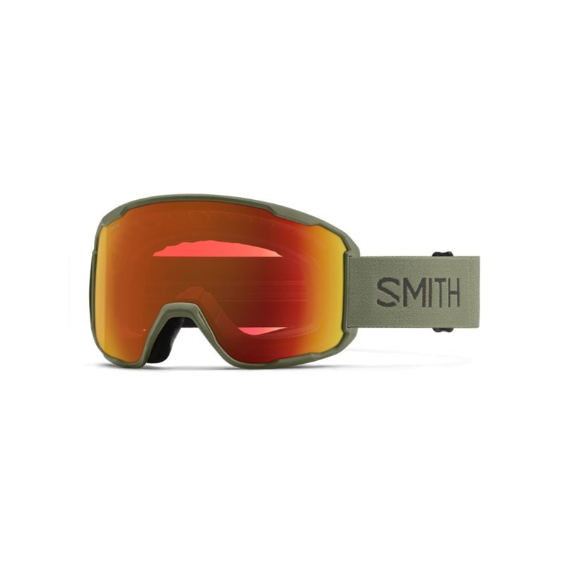Mascarilla de esquí Smith Preview (Fatigue Green - ChromaPop Everyday Red Mirror / Cat2)