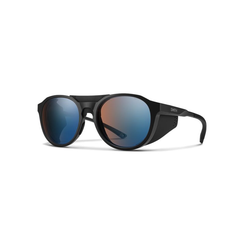 Solsynsbriller Smith VENTURE (Matte Black / ChromaPop Glacier Photochromic Copper Blue Mirror)
