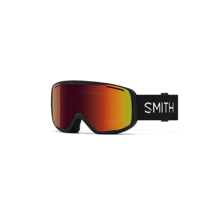 Máscara de esquí Smith Rally (Negro - Rojo Sol-X Mirror / Cat 3)