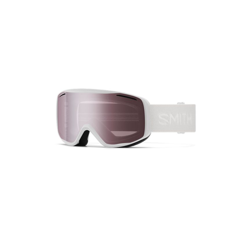 Masque de ski SMITH Rally (White - Ignitor Mirror / Cat 2)