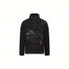 Picture HAFDALS EMB ZIP FLEECE (Un Negro)