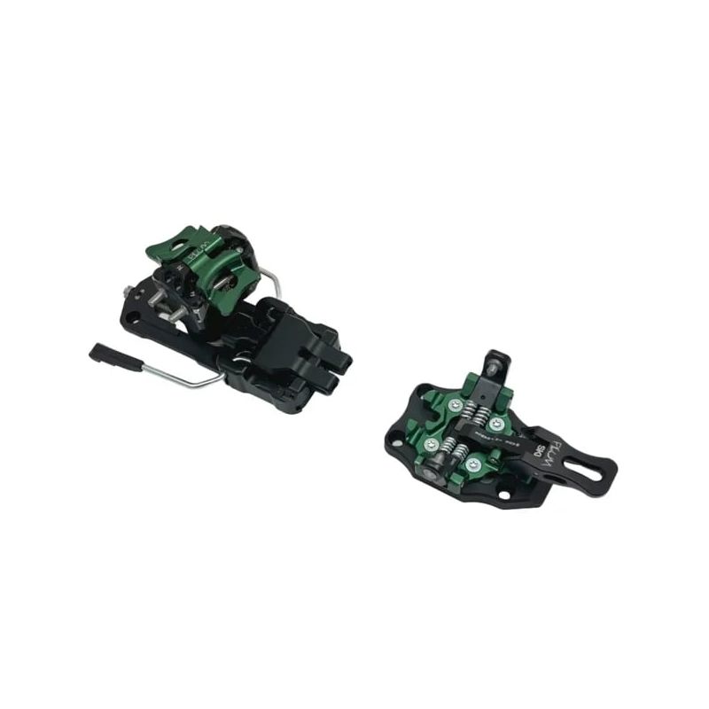 Fijaciones de esquí de travesía PLUM KARIBOU 14 + tope 120 MM (VERDE)