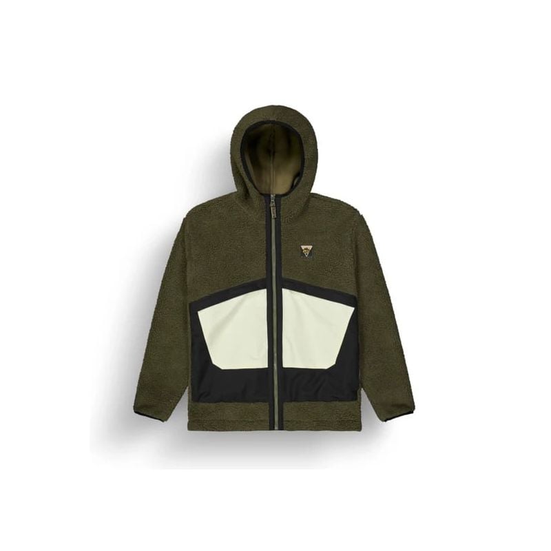 Polaire PICTURE PMBTON ZIP HOODIE (A Tobacco Black)