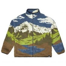 Fleece HAFDALS ZIP FLEECE (A Cloudy Landsc Sherpa M) herr