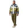 HAFDALS ZIP FLEECE A Cloudy Landsc Sherpa M