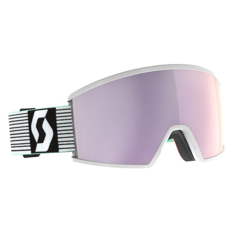 Skimaske Scott Ambit (weiß/minzgrün - AMP lavendel chrome S3) kat.S3