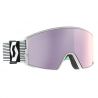Masque de ski SCOTT React (white/mint green - AMP lavender chrome S3) cat.3
