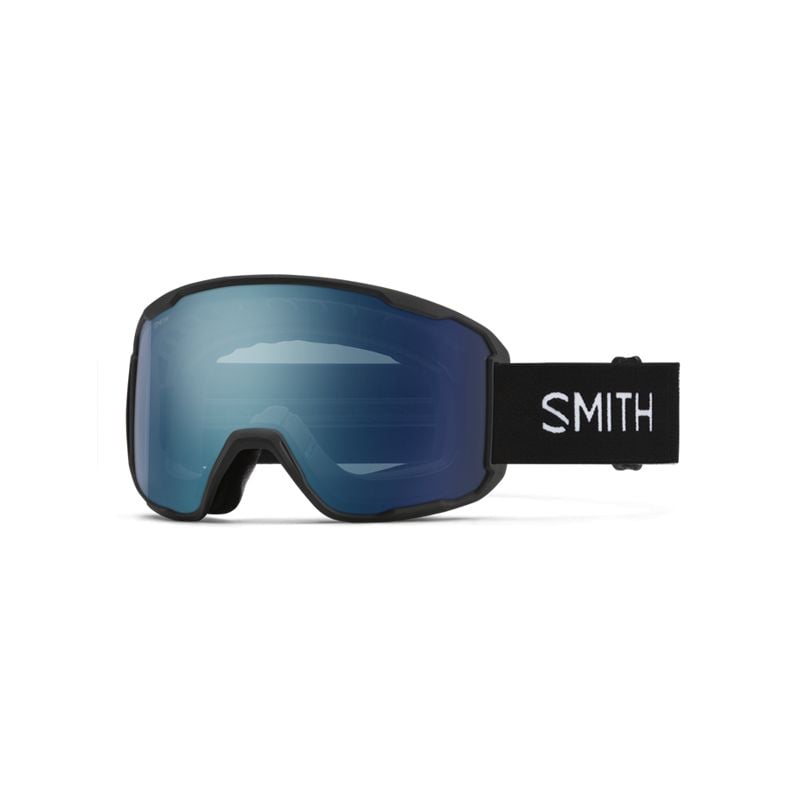 Masque de ski SMITH Preview (Black - ChromaPop Everyday Blue Mirror / Cat2)