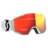 Ski goggle Scott Shield (mineral white/black - AMP red chrome S3) Cat.3