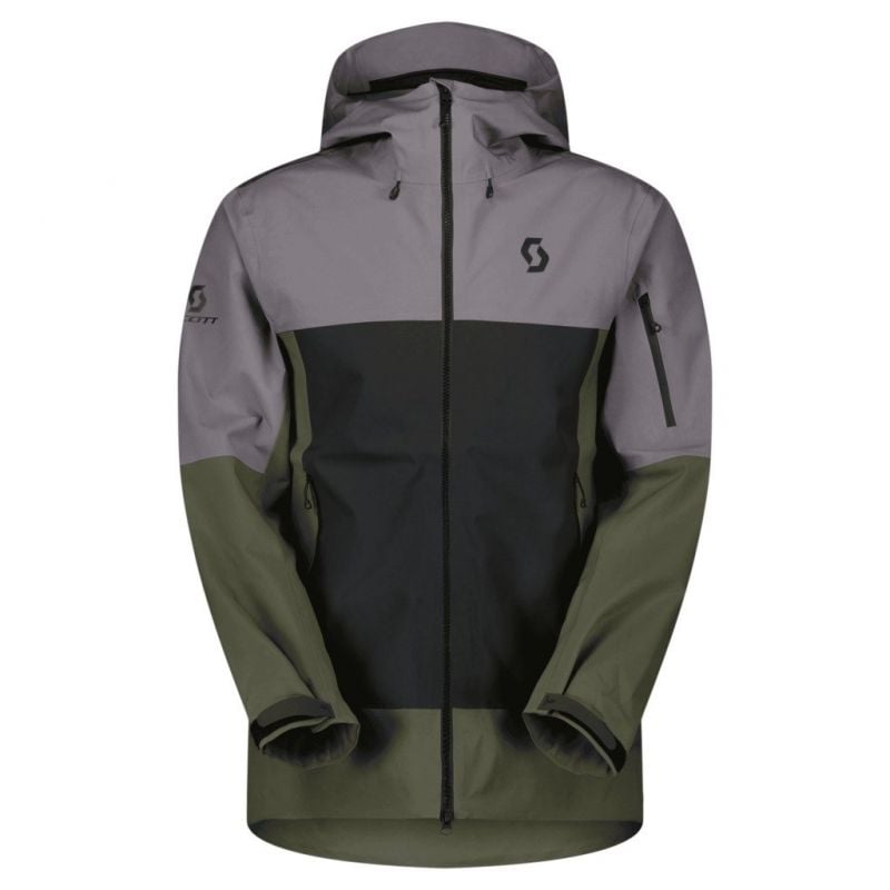 Chaqueta de esquí de travesía Scott Explorair 3L (gris anochecer/negro) Hombre