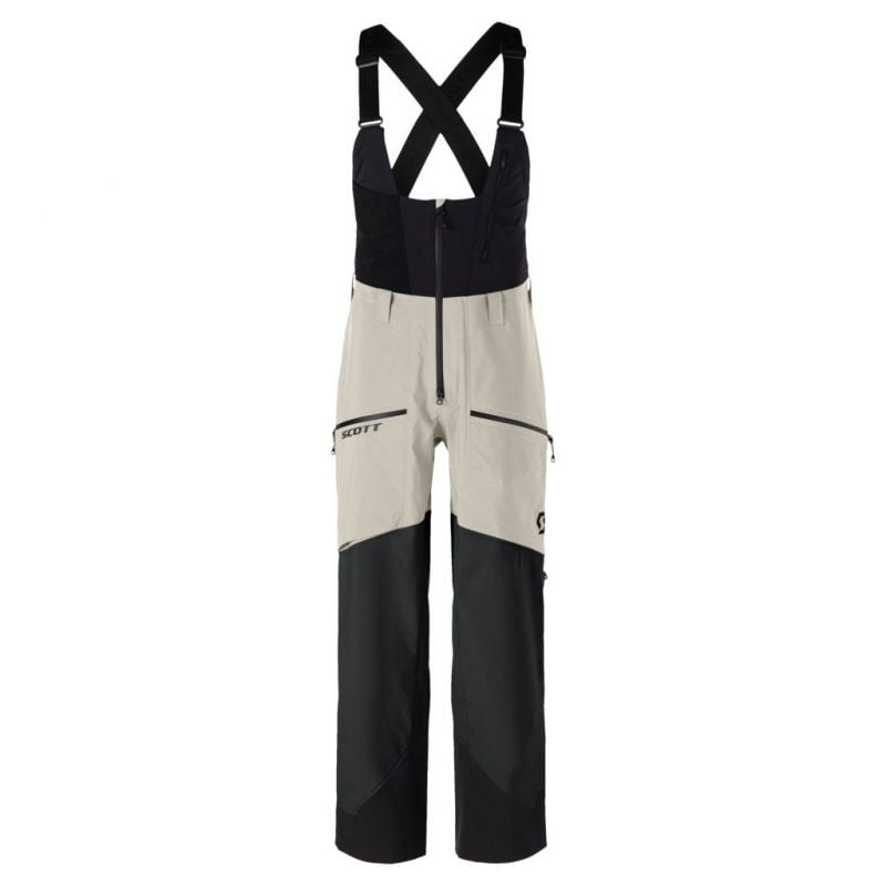 Pantaloni da sci Scott Vertic GTX 3L (dust white/black)