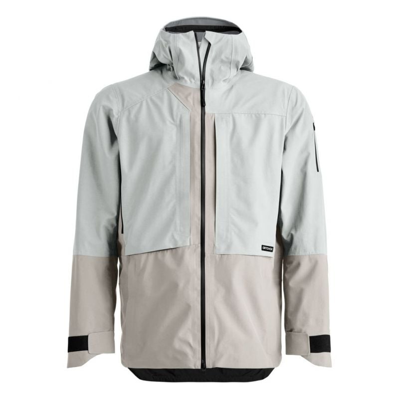 Jacket Ortovox RAVINE PLUS 3L JACKET M (grijs ijs) Heren