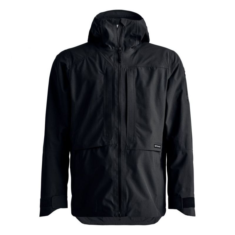 Chaqueta Ortovox RAVINE PLUS 3L JACKET M (negro cuervo) Hombre