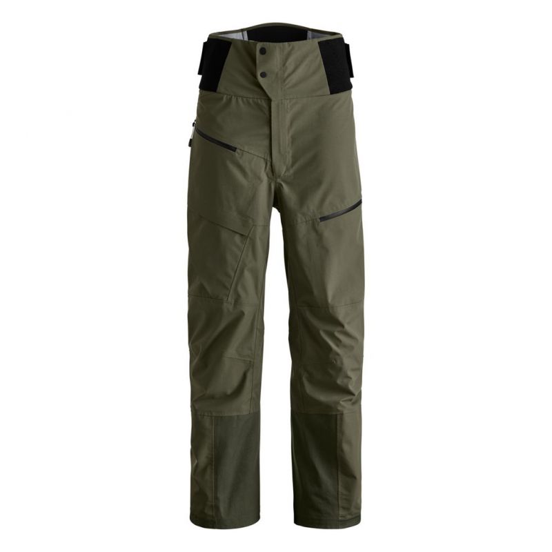 Pantaloni da sci Ortovox RAVINE PLUS 3L PANTS M (dark wild herbs) Uomo