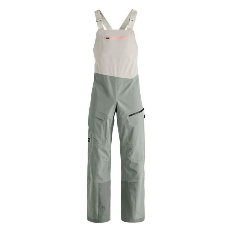 Skibukser Ortovox RAVINE PLUS 3L BIB PANTS W (green sage) dame