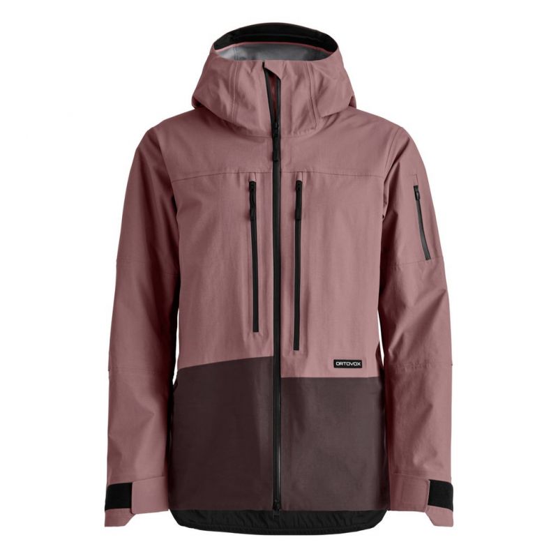 Freeride jas Ortovox RAVINE FREE 3L JACKET W (dusk rose) Dames