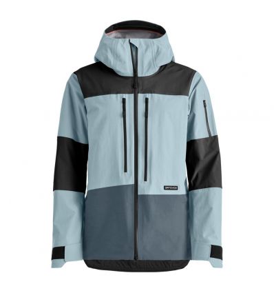 Freeride jacket Ortovox RAVINE FREE 3L JACKET W (glacier grey) Women ...