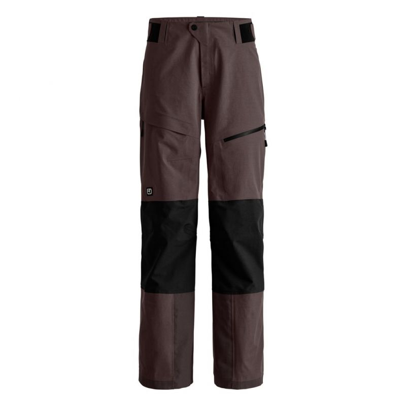 Freeride bukser Ortovox RAVINE FREE 3L PANTS W (mørk kastanje) Dame