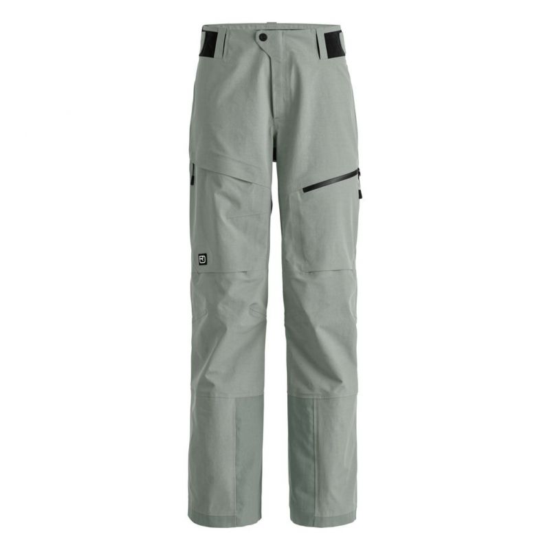 Pantalones de freeride Ortovox RAVINE FREE 3L PANTS W (green sage) Mujer