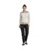 FLEECE LIGHT JACKET W white chalk