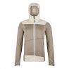 FLEECE LIGHT HOODY W grey sand