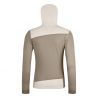 FLEECE LIGHT HOODY W grå sand