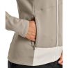 FLEECE LIGHT HOODY W harmaa hiekka