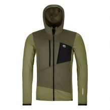 Heren fleece Ortovox FLEECE GRID HOODY M (wilde kruiden)