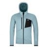 Polaire ORTOVOX FLEECE GRID HOODY M (glacier grey) homme