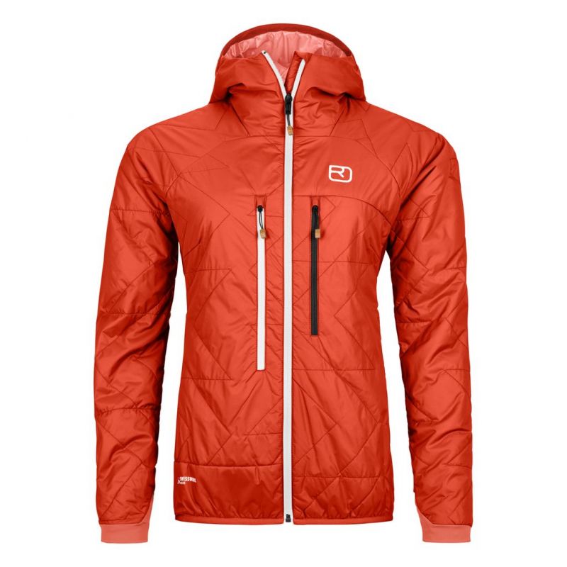 Giacca Ortovox SWISSWOOL PIZ BOÈ JACKET W (sunset orange) Donna