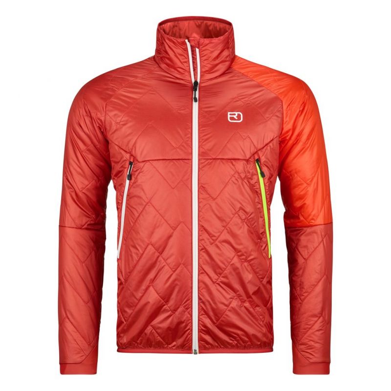 Veste ORTOVOX SWISSWOOL PIZ VIAL JACKET M (cengia rossa) Homme