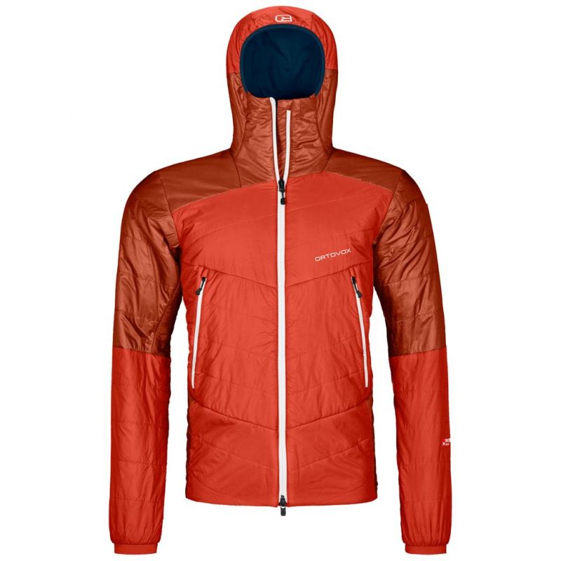 Chaqueta Ortovox WESTALPEN SWISSWOOL JACKET M (cengia rossa) Hombre