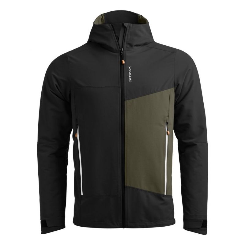 Softshelljacke Ortovox SECEDA SOFTSHELL JACKET M (black raven) heren