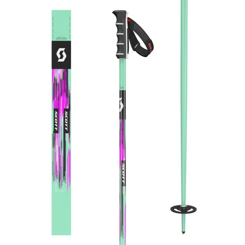Bastoni da sci Scott Team Issue SRS (verde menta)