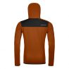 FLEECE HOODY M bristle brown