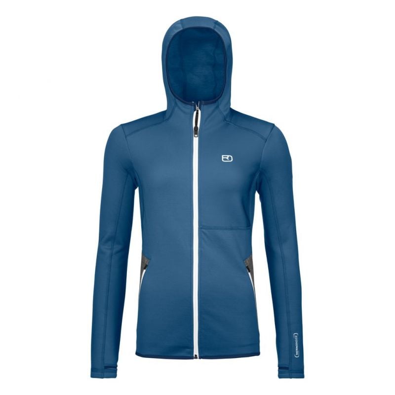Fleece Ortovox FLEECE HOODY W (sea surface) Women
