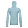 FLEECE HOODY W jäätikköharmaa