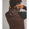 FLEECE GP CLASSIC KNIT HOODY M mørk kastanje
