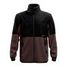 Fleece Ortovox FLEECE TEDDY JACKET M (mustaravun) miehet