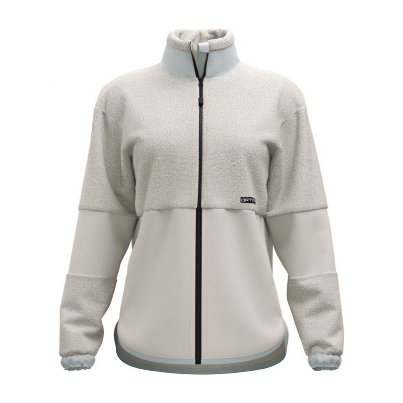 Fleece Ortovox FLEECE TEDDY JACKET W (white tea) Women