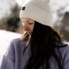 CHAQUETA DE FLEECE TEDDY W white tea