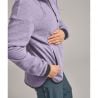 CHAQUETA DE FLEECE TEDDY W white tea